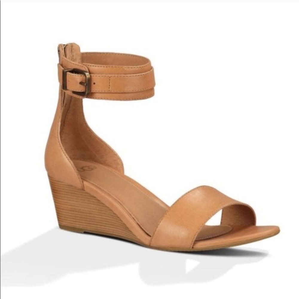 Authentic UGG Char Wedge Sandal, Size 7